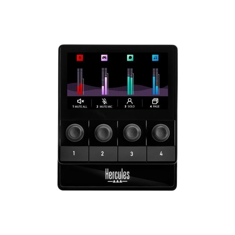 Hercules Stream 100 Audio Controller, Schwarz