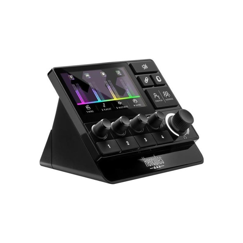 Hercules Stream 200 XLR Audio Controller, Schwarz