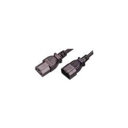 MCL Cable Electric male/female 5m Nero (CORDON SECTEUR IEC MLE C14 / 