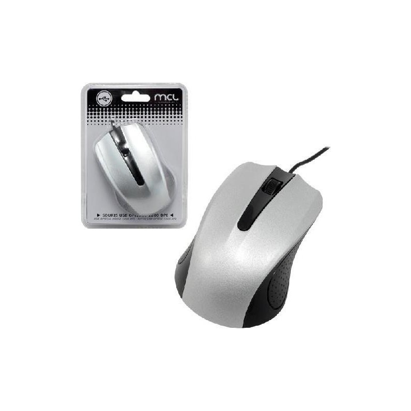 MCL SS-212U mouse Ambidestro USB tipo A Ottico 1200 DPI (SOURIS USB O