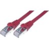 MCL FCC6BM-15M/R cavo di rete Rosso (NETWORK CABLE FCC6BM-15M / R - 1