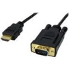 HDMI MALE / VGA MALE CABLE