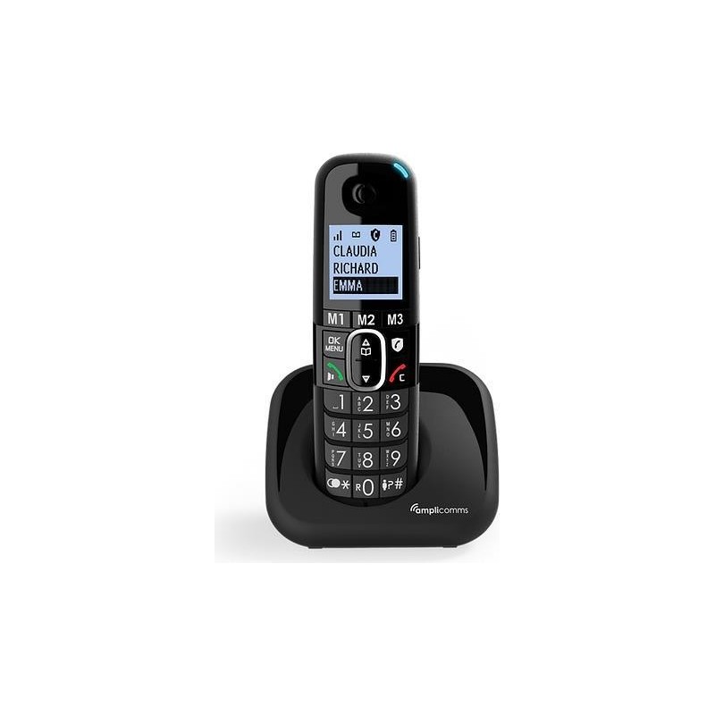 amplicomms BigTel 1500 EU schwarz Grosstastentelefon