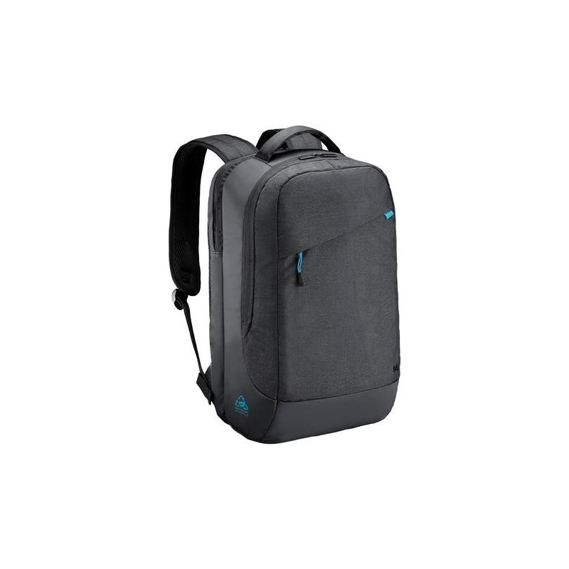 TRENDY BACKPACK 14-17IN BLACK - 35 PERCENT RECYCLED