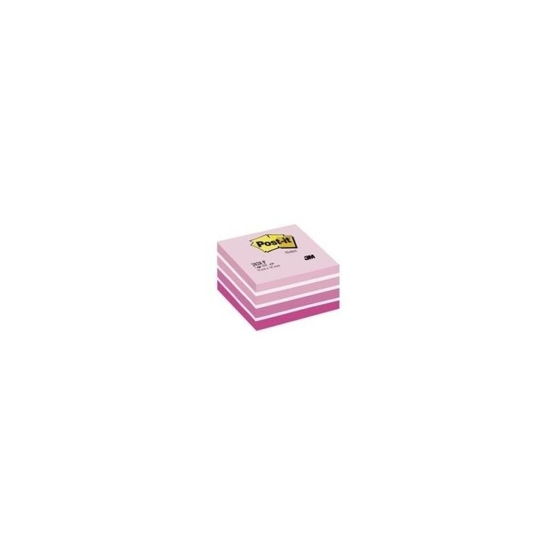 Foglietti riposizionabili Post-it&reg; Notes Cubo 76x76 mm 450 ff rosa p