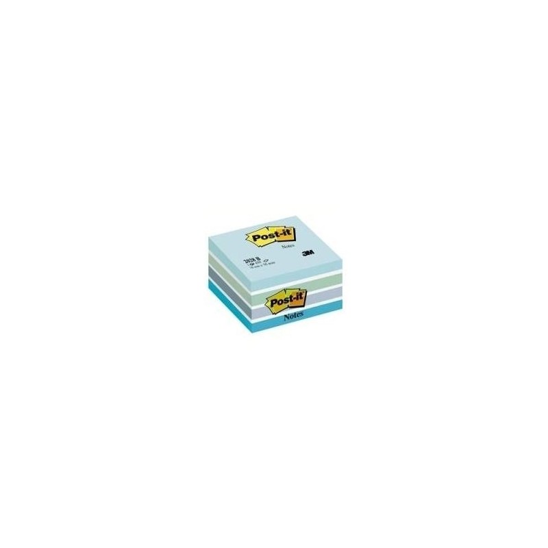 Foglietti riposizionabili Post-it&reg; Notes Cubo 76x76 mm 450 ff blu pa