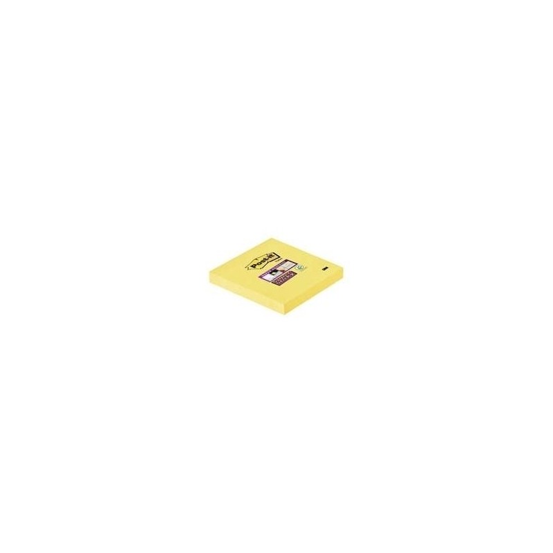 Post-it Super Sticky Notes 76x76mm 90 Sheets Ultra Yellow [Pack 6] 65