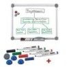 MAUL Whiteboards Whiteboard 2000,grau,60x45 cm 60,0 x 45,0 cm spezial