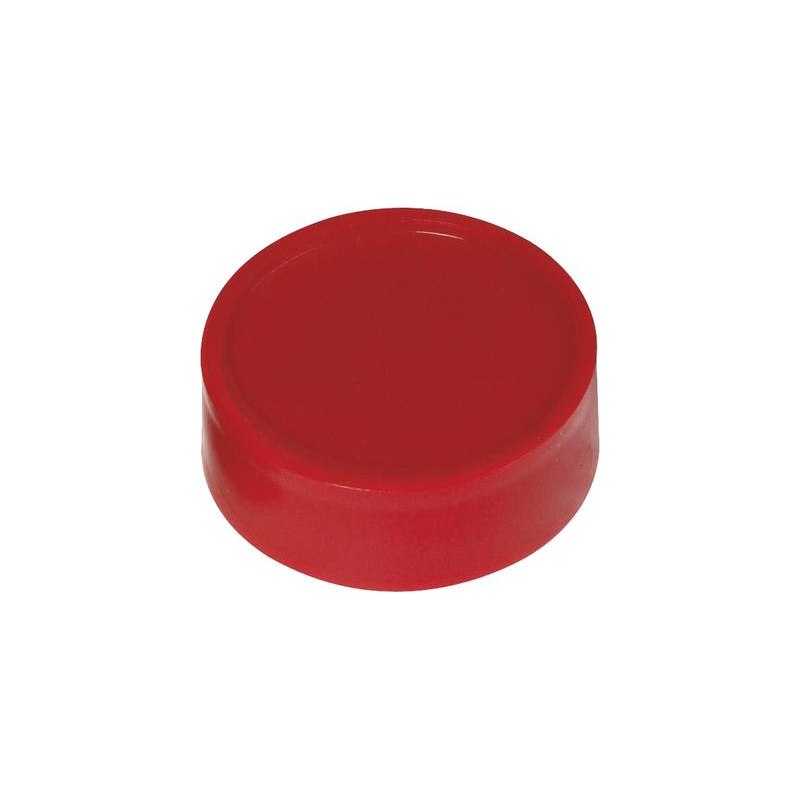 MAUL Magnete Rund-Magnet &Atilde;3,4cm rot 10St rot