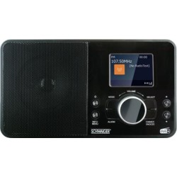 Schwaiger SOUND4YOU DAB400 DAB b&Atilde;&brvbar;rbar radio Sort