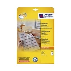 AVERY Zweckform Universaletiketten 6172 64,6 x 33,8 mm wei&Atilde;