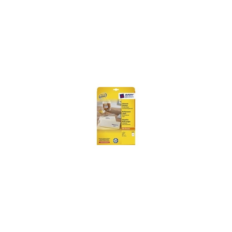 AVERY Zweckform Universaletiketten 6175 105,0 x 48,0 mm wei&Atilde;