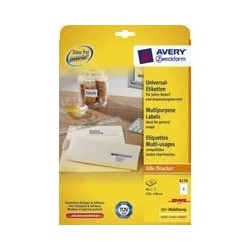 AVERY Zweckform Universaletiketten 6176 210,0 x 148,0 mm wei&Atilde;