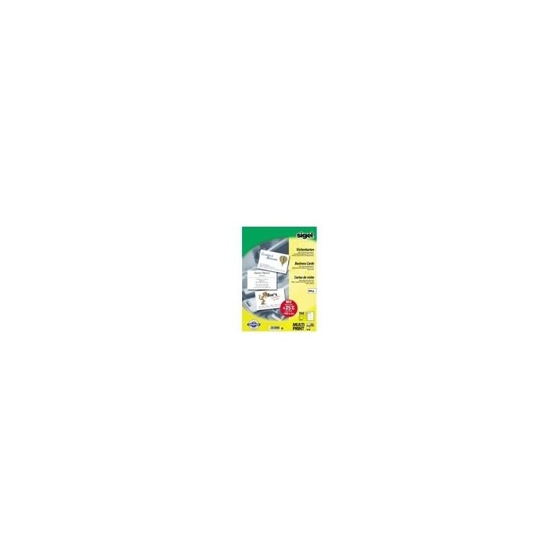 SIGEL Visitenkarten Visitenkarte Blanco 150St.200g DP839 200 g/m&Acirc;&sup2; 