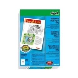 SIGEL Inkjetpapier Inkjet-Papier Bright White DIN A4 100 g/m&Acirc;&sup2;