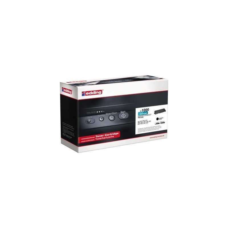 toner edding EDD-1000 nero compatibile con Brother TN-2120