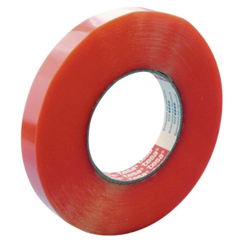 TESA 4965 - 19 mm x 50 m - Innen &amp; AuAzen - Rot - Acrylnitril-Butadie