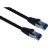 Cavo patch da esterno Helos S/FTP Cat 6a nero 3,0 m