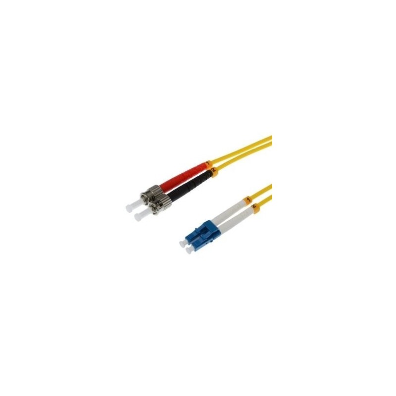 Helos LWL Patchkabel LC/ST Duplex 9/125&micro;m OS2 gelb 20,0m