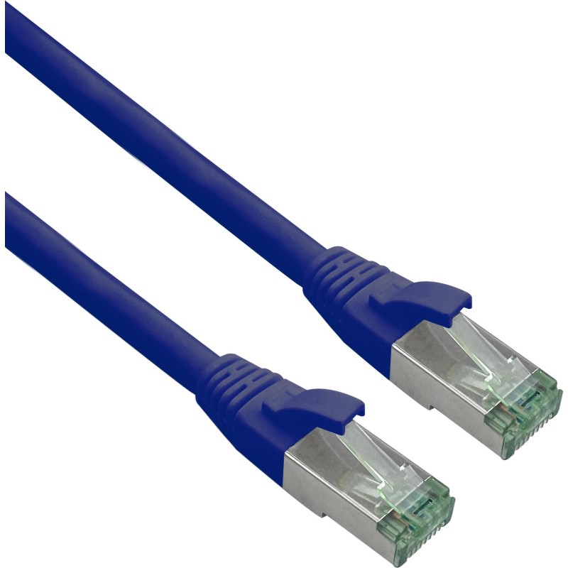 Helos GRS zertifiziertes Cat 6a Patchkabel mit Cat 7 Rohkabel TPE bla