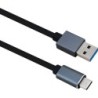 Helos Anschlusskabel, USB 3.1 A Stecker/ USB Type-C St., PREMIUM, 1