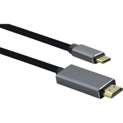 Cavo di collegamento Helos, USB 3.1 Type-C/HDMI St., PREMIUM, 1,8 m, 