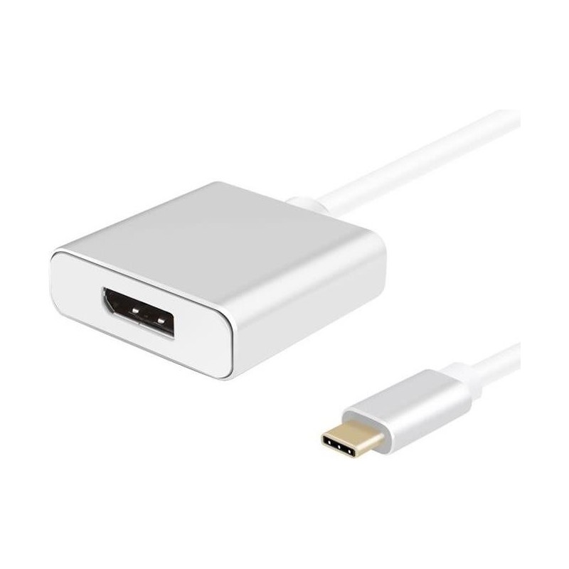 Helos Adapterkabel, USB 3.1 Type-C Stecker/DisplayPort 1.2 Bu., PRE