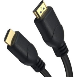 Helos Anschlusskabel, HDMI Stecker/Stecker, 4K, 1,0m, schwarz