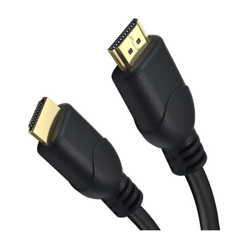 Helos Anschlusskabel, HDMI Stecker/Stecker, 4K, 1,0m, schwarz