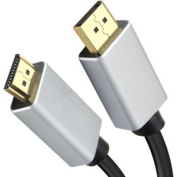 Helos Anschlusskabel, DisplayPort Stecker/HDMI Stecker, PREMIUM, 3,0m