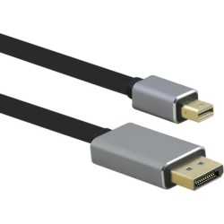 Helos Anschlusskabel, mini DisplayPort St./DP St., PREMIUM 8K, 2,0m, 