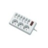 REV Socket line 9-fold 1,4 m with switch white