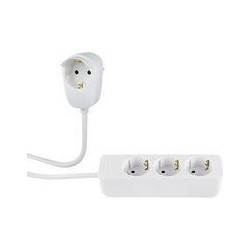 REV power strip 3+1-fold 2m white Powersplit