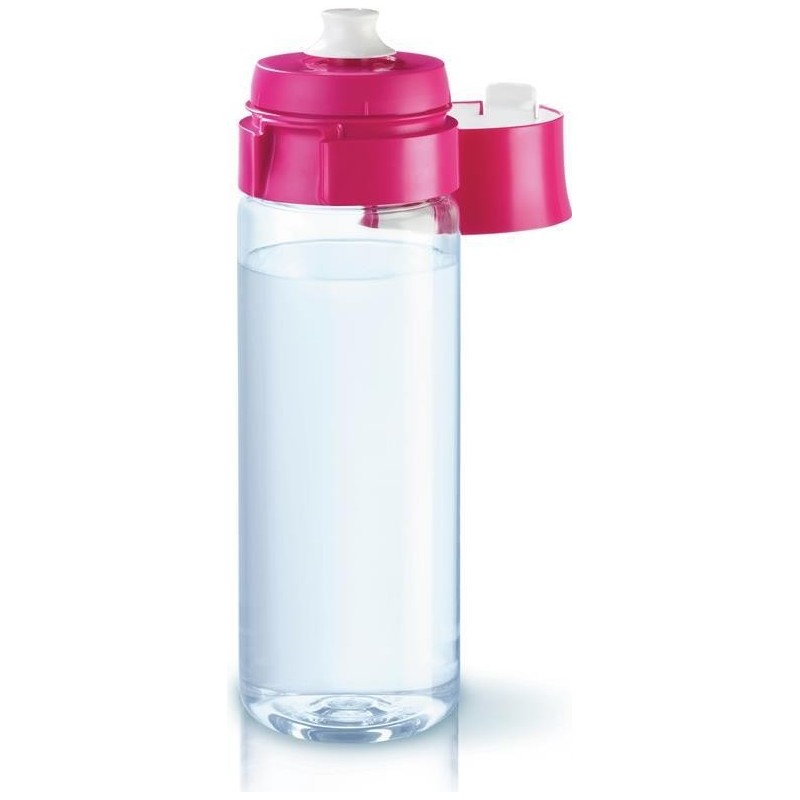 Brita Fill&amp;Go pink filter bottle + 4 filters