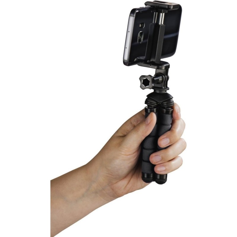 Hama Mini Treppiedi con gambe a snodo per Smartphone e Gopro, 14 cm, 