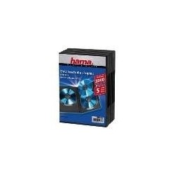 Hama DVD Triple Box, black, pack of 5 3 dischi Nero (Hama 5x Triple D