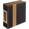 Hama CD/DVD/Blu-Ray Disc Album Wallet, Up to 28 Discs, Black/Brown