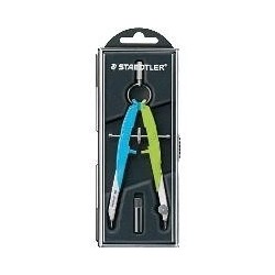 STAEDTLER Zirkel Mars Comfort 552 neon blau/gr&Atilde;&frac14;n