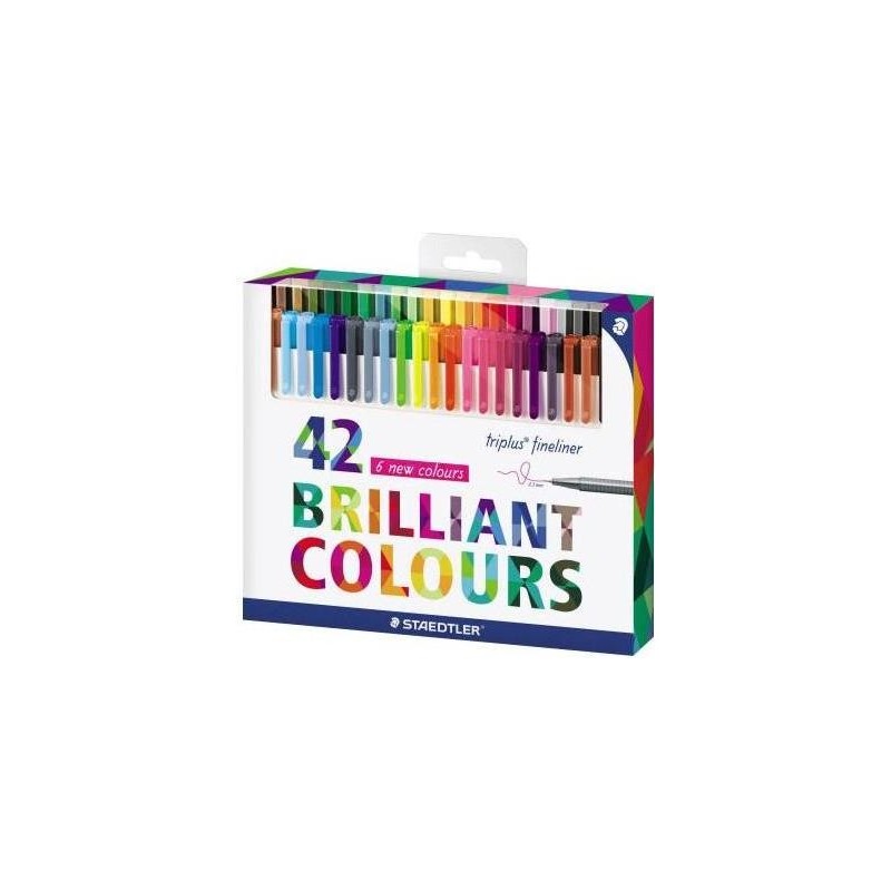 Staedtler - Triplus Fineliner, 42 pcs (334 C42)