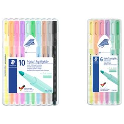 STAEDTLER Textmarker triplus pastel 6St Box