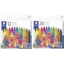 STAEDTLER CERAS NORIS 220 COLORES BRILLANTES ESTUCHE 24 SURTIDOS