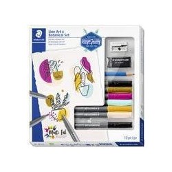 STAEDTLER Design Journey LineArt &amp; Botanical Set 10-teilig retail