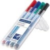 STAEDTLER Lumocolor correctable 305 Mark&Atilde;&cedil;r Sort Bl&Atilde;&yen; Gr&Atilde;&cedil;n R&Atilde;