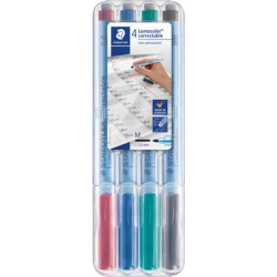 STAEDTLER Folienstift Lumocolor correct M 4ST