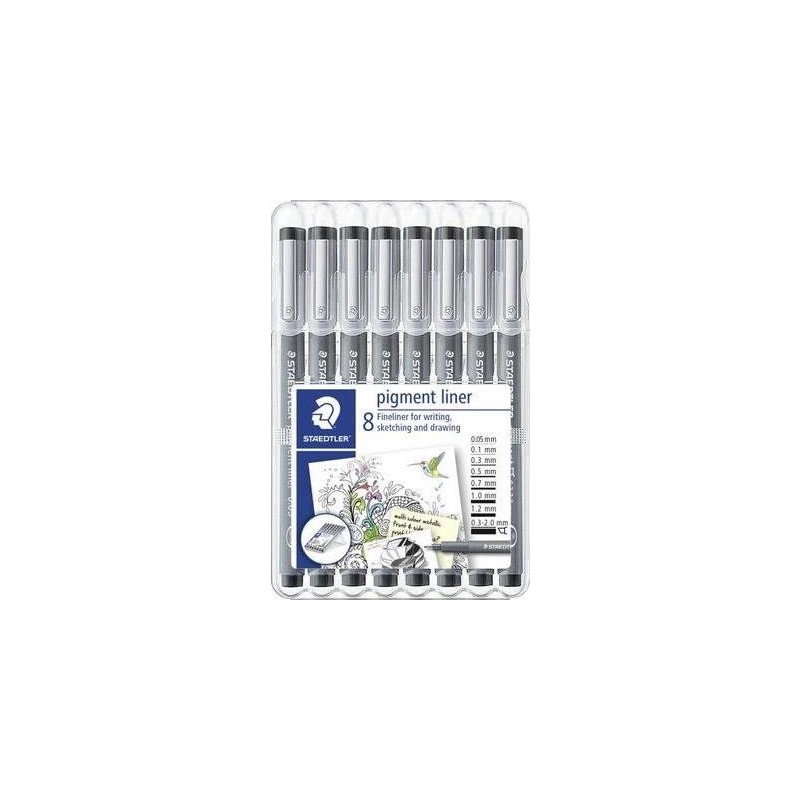 STAEDTLER pigment liner 308 Fineliner Sort