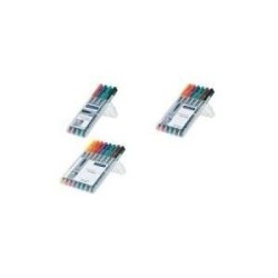 Staedtler 315 WP4 evidenziatore 1 pezzo[i] Nero, Blu, Verde, Rosso (S