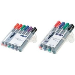 Staedtler 356 WP6 evidenziatore 6 pezzoi Nero Blu Verde Arancion