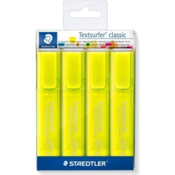 STAEDTLER Textmarker Textsurfer clas 4St gelb