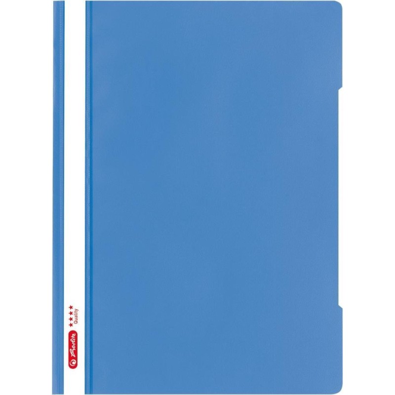 Herlitz Schnellhefter A4 PP baltic blue Schulheft. 1er