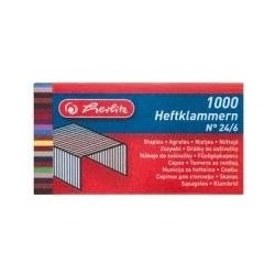 Herlitz Heftklammern No.24/6 verzinkt 1.000Stk.